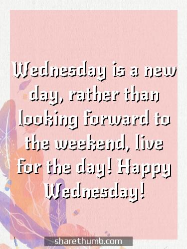 positive quotes about wednesday